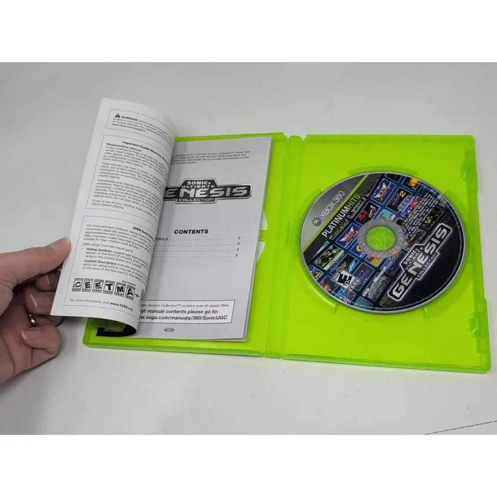 Sonic's Ultimate Genesis Collection‎ Microsoft Xbox 360 2009 Platinum Hits CIB